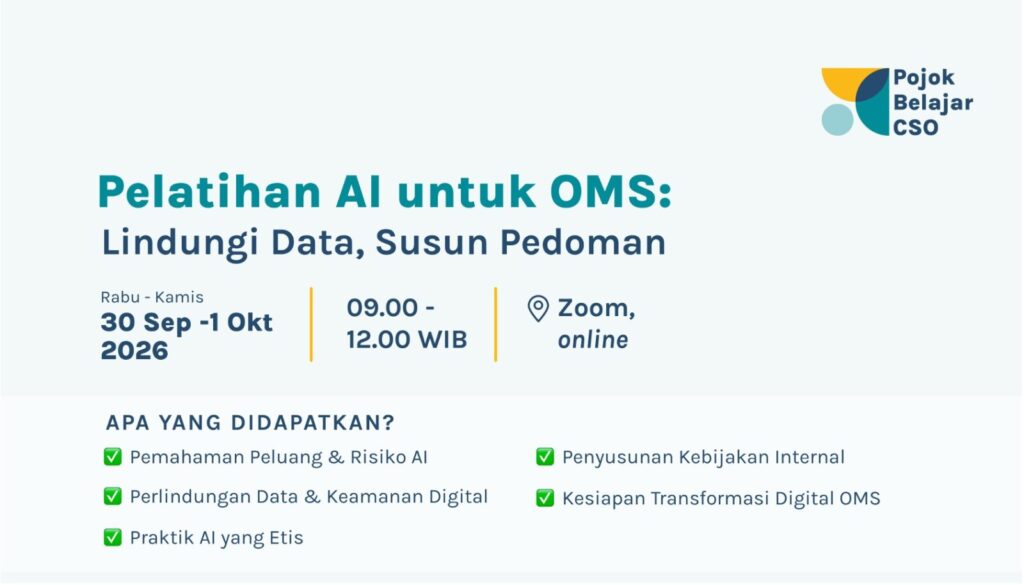 AI untuk OMS: Lindungi Data, Susun Pedoman